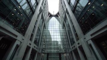 AI Generative LONDON  business office corporate building photo
