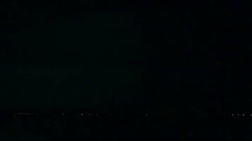 Lightnings at night thunderstorm video