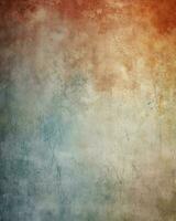 AI Generative old colored wall texture photo