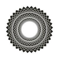 Decorative Radial Circle Pattern background vector