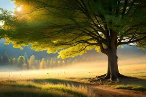 A beautiful tree ai generative photo