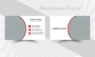 Creative modern and corporate business card design vector