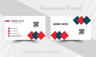 Creative and modern colorful business card design vector