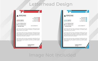 Professional business letterhead design, Abstract Letterhead Design Modern Business Letterhead Design Template. vector