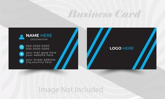 Creative and modern business card template, Modern Business Card - Creative and Clean Business Card Template. vector