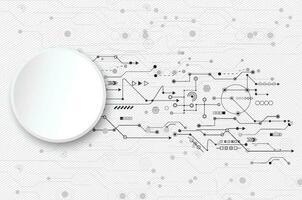 Abstract  technology background.Vector circle and electricity line with blue electronic cycle.Digital data , circuit board, Scientific background,Digital art and Abstract background concept. vector