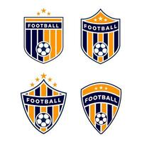 vector conjunto de fútbol americano club logotipos muy adecuado para equipo logotipos, grupos, colaboraciones, torneos y otros