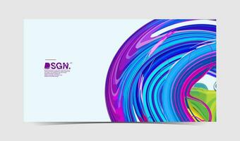 abstract background vector with colorful design