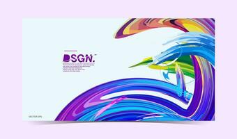 abstract background vector with colorful design