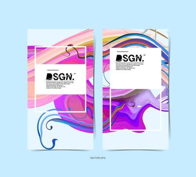 abstract background vector with colorful design