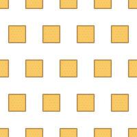 Cracker Biscuits Seamless Pattern On A White Background. Biscuit Cookies Theme Vector Illustration