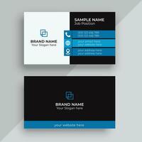 Corporate Modern Professional Business Card Design Template vector