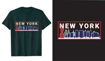 único-personalizado estados unidos-nueva-york para camiseta diseño vector