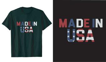 Made in Use Typograph t-shirt design vector