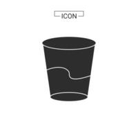 water wine glass icon vector