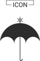 Umbrella vector icon template