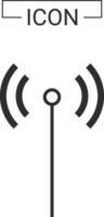 wireless icon signal connection vector