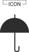 Umbrella vector icon template