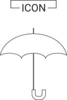 Umbrella vector icon template