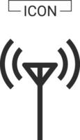 inalámbrico icono señal conexión vector