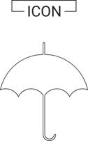 Umbrella vector icon template