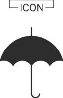 Umbrella vector icon template