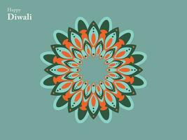 contento diwali hindú tradicional ornamento lámpara festival India elemento mandala chino Buda étnico vector