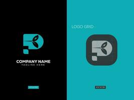 negocio marca letra logo diseño vector