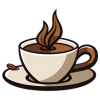 kaffe kopp isolera ClipArt ai generativ png