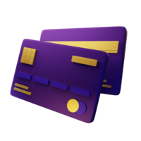 tarjeta para negocio 3d icono png