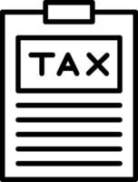 Tax Vector Icon Design