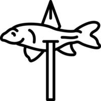 diseño de icono de vector de pesca