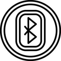 Bluetooth Vector Icon Design