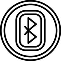 diseño de icono de vector de bluetooth