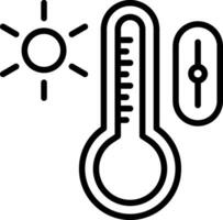 Temperature control Vector Icon Design