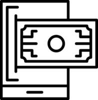 Digital wallet Vector Icon Design