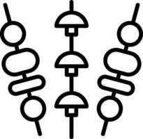 Yakitori Vector Icon Design