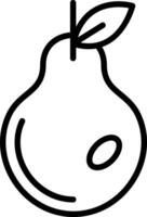 Pear Vector Icon Design