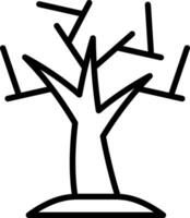 Dry Tree Vector Icon Design