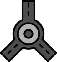 Roundabout Vector Icon Design