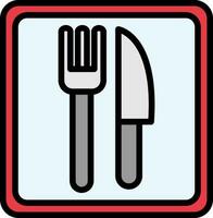 diseño de icono de vector de restaurante