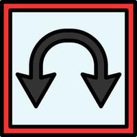Double Curve Vector Icon Design