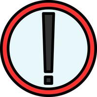 Exclamation Mark Vector Icon Design