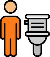 Restroom Vector Icon Design