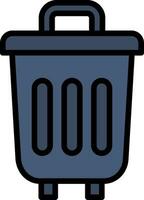 Trash Can Vector Icon Design