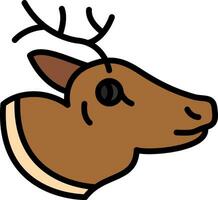 Reindeer Vector Icon Design