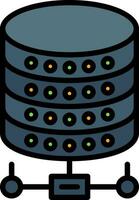 diseño de icono de vector de base de datos