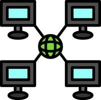 Local network Vector Icon Design