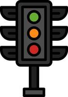 Traffic light Vector Icon Design