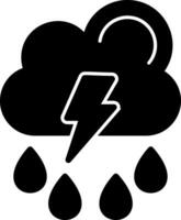 diseño de icono de vector de tormenta